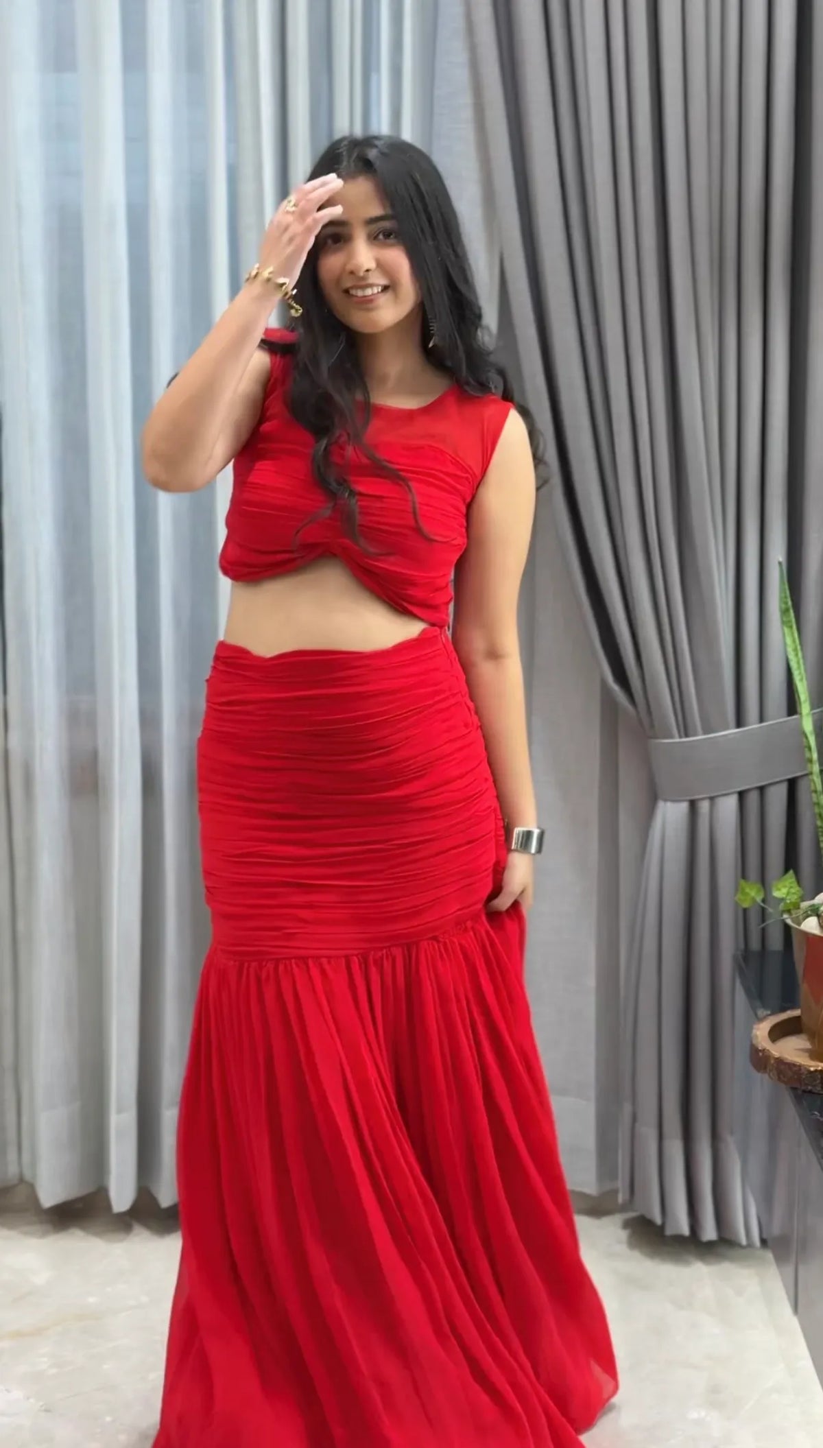 Zara Scarlet Red Co-Ord Set