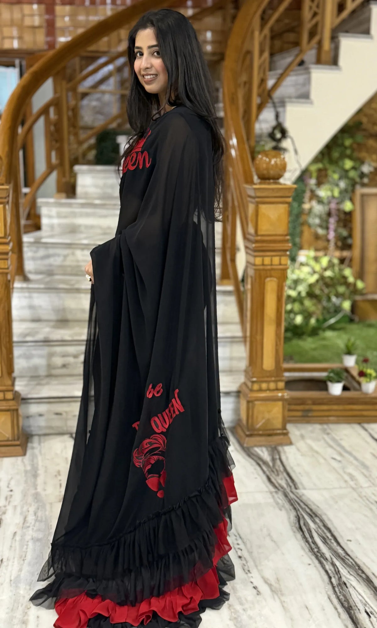 Lal Ishq Saree-Black Edition (Saree Only)