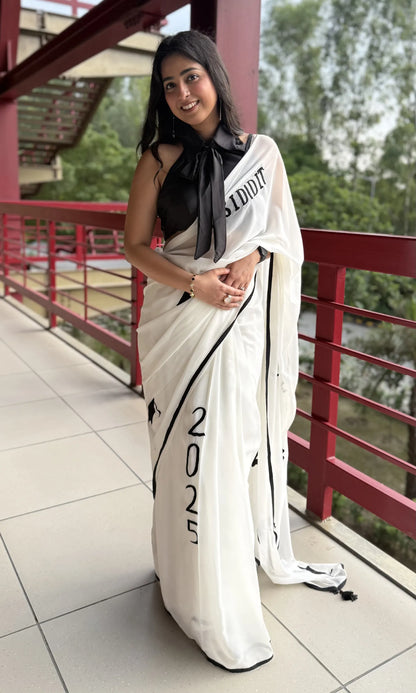 The Graduate Embroidery Saree