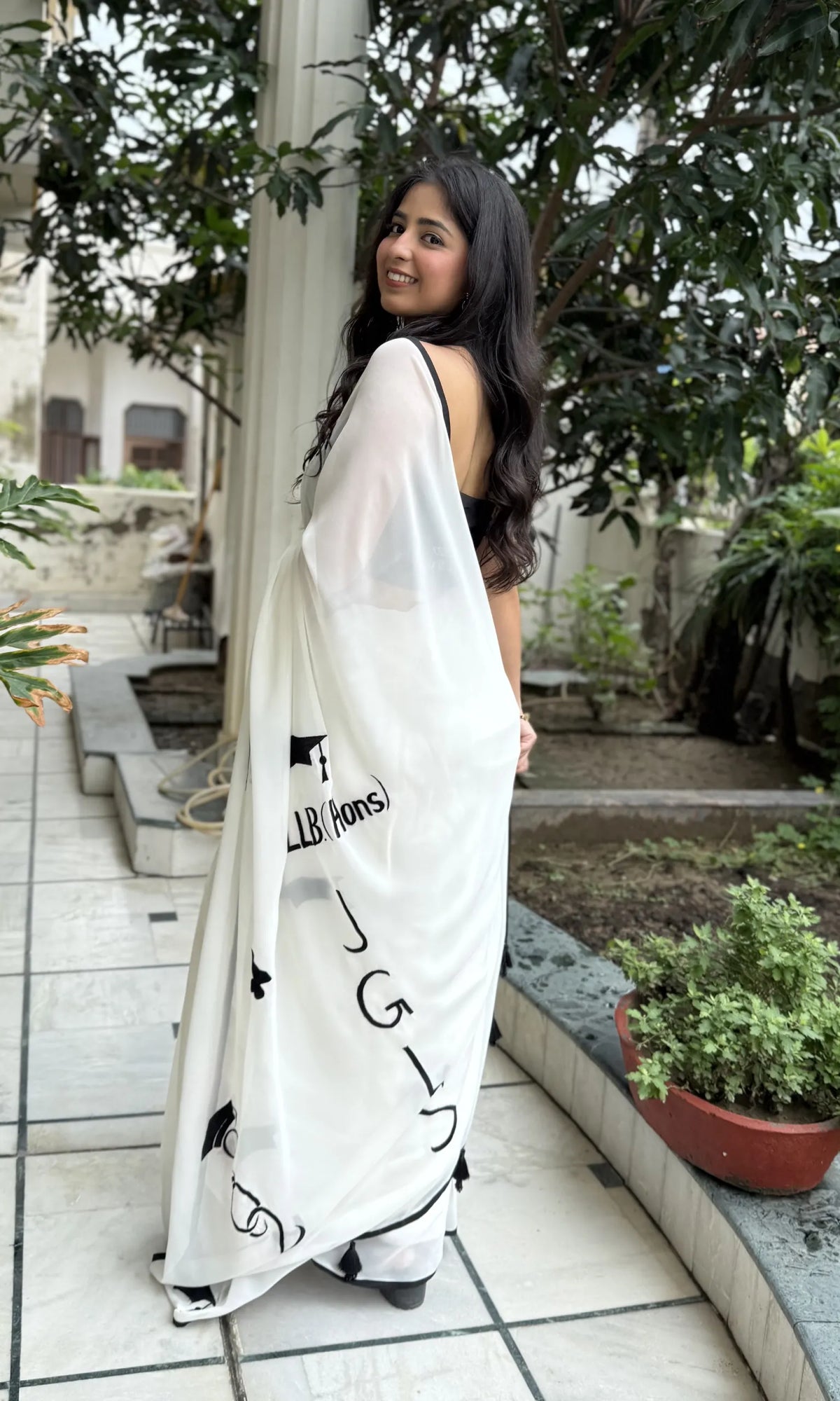 The Graduate Embroidery Saree