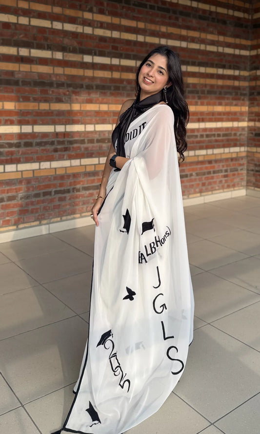 The Graduate Embroidery Saree