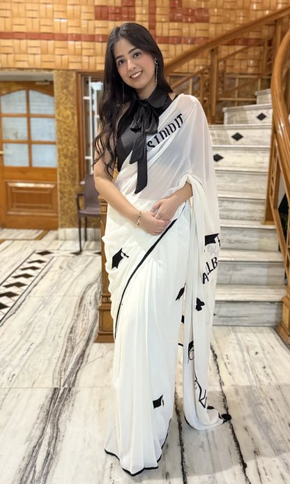 The Graduate Embroidery Saree