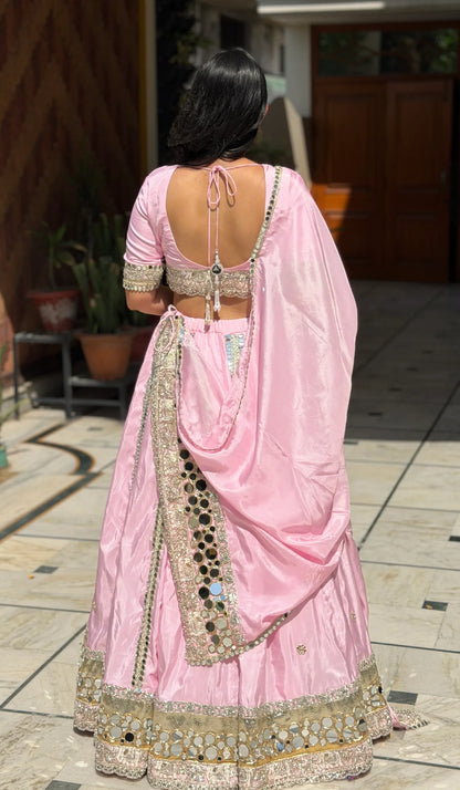 Meher Luxury Mirror Work Lehenga