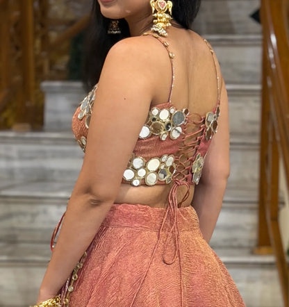 Noor Luxury Mirror Work Lehenga