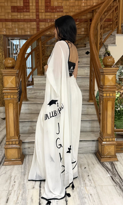 The Graduate Embroidery Saree