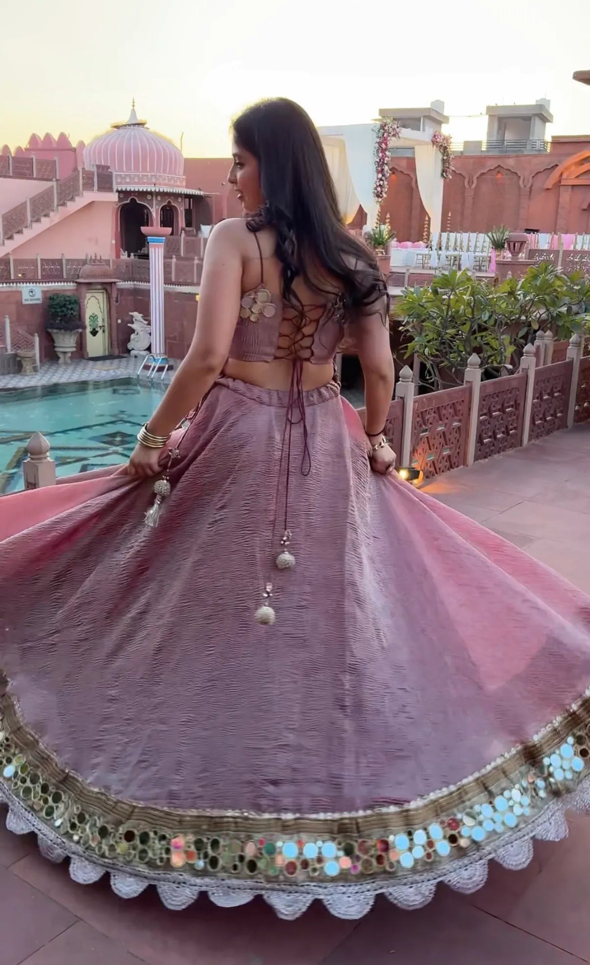 Ziya Luxury Mirror Work Lehenga