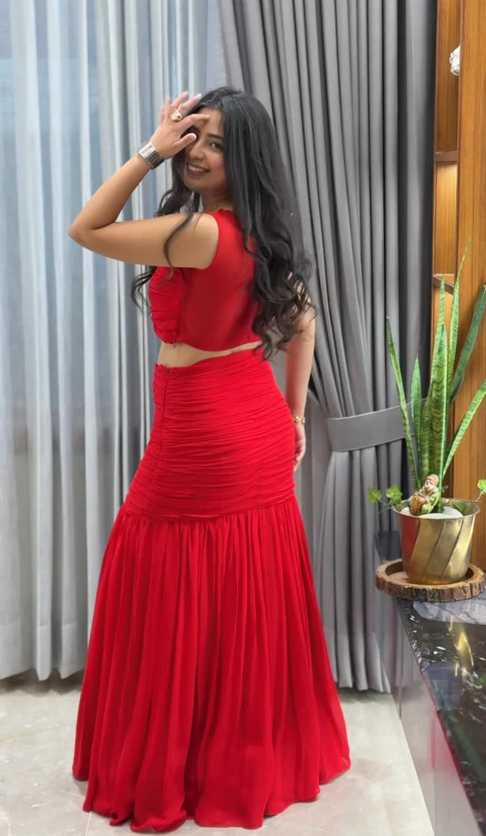 Zara Scarlet Red Co-Ord Set