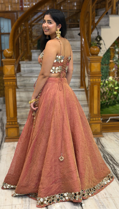 Noor Luxury Mirror Work Lehenga